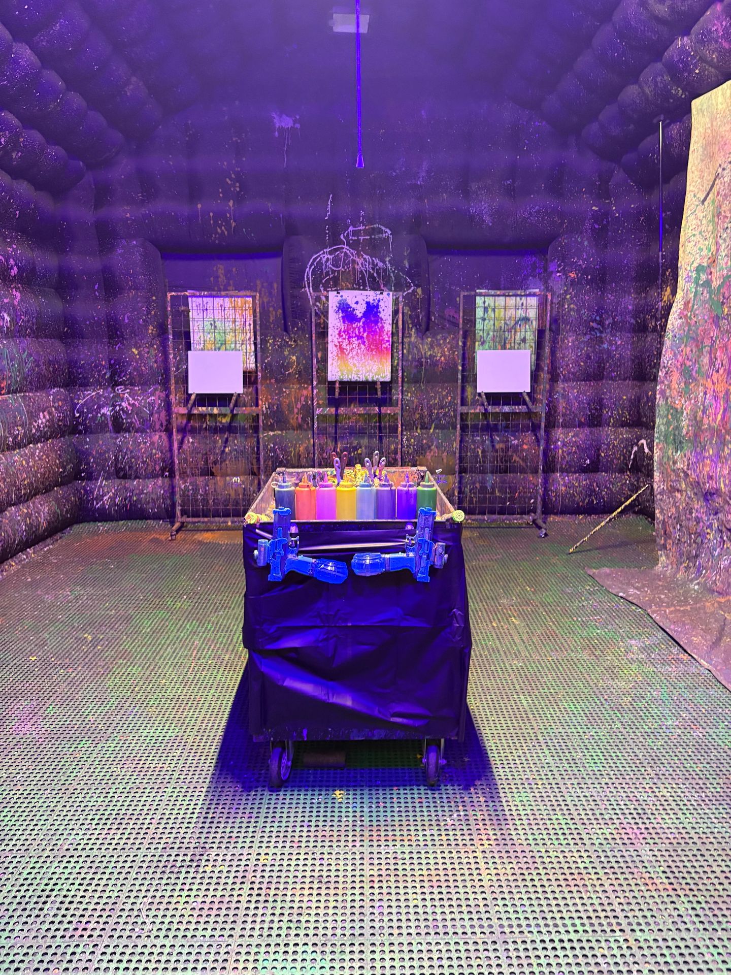 Inside the Paint Playground Splash Pad