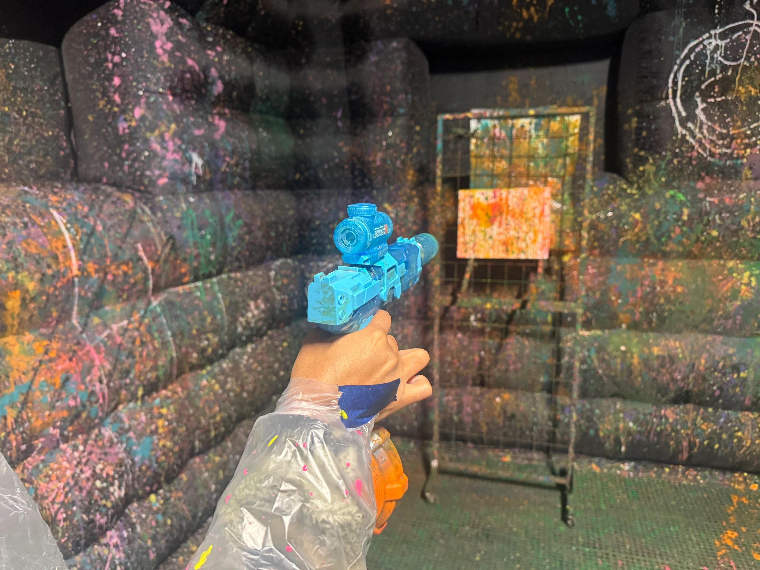A colorful moment at Paint Playground 3
