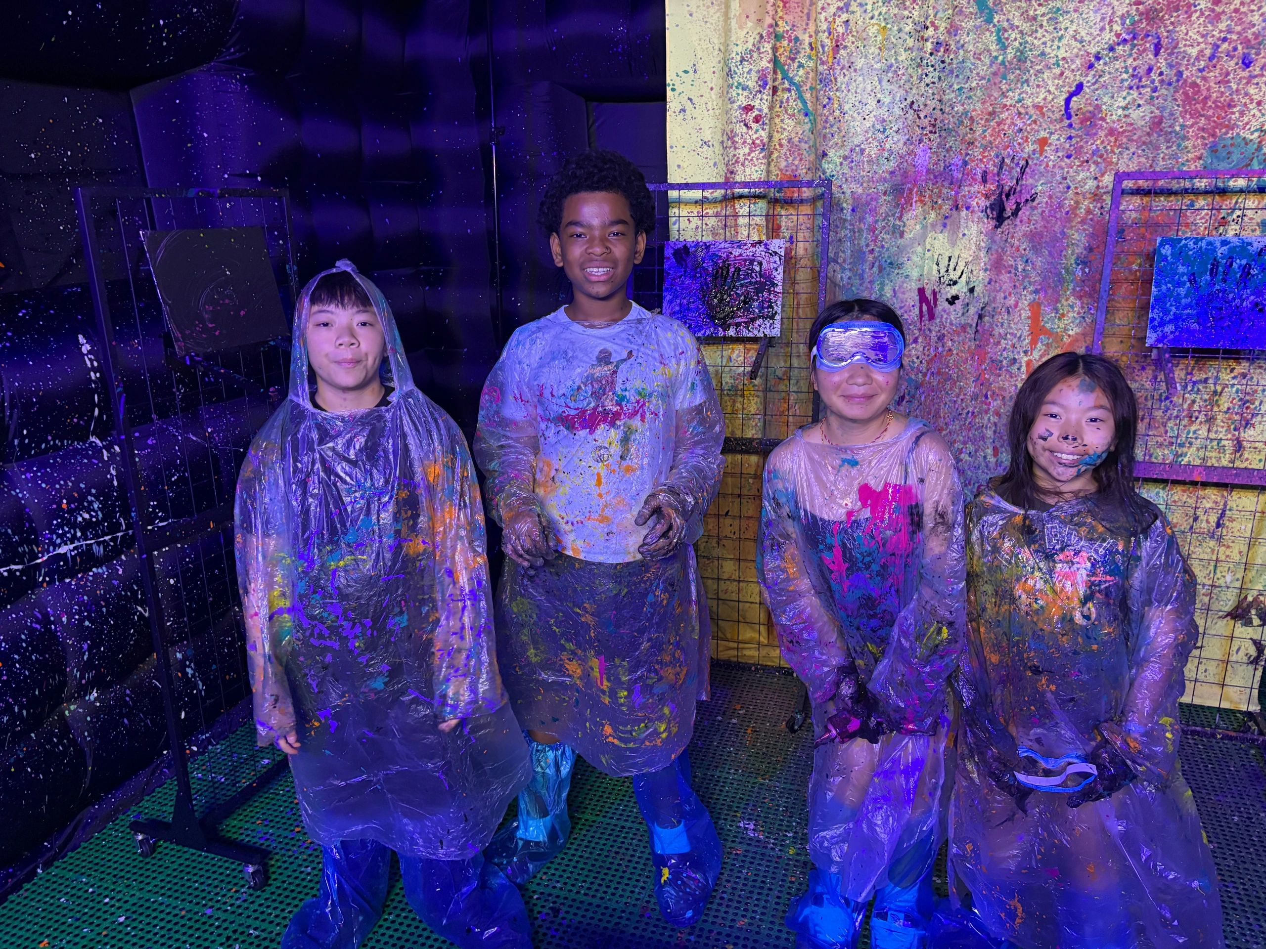 A group sharing the glow experience